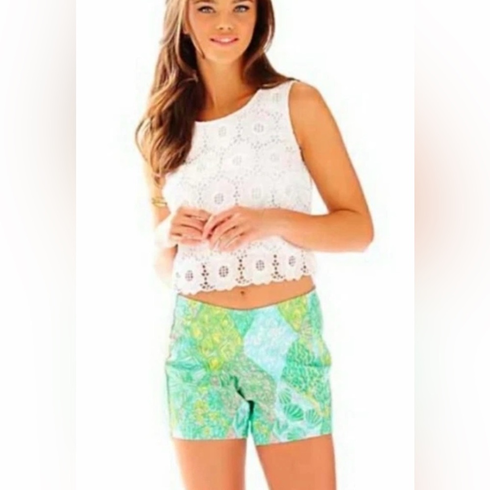 Lilly Pulitzer Deenie shorts in Sun Dance print size 6
